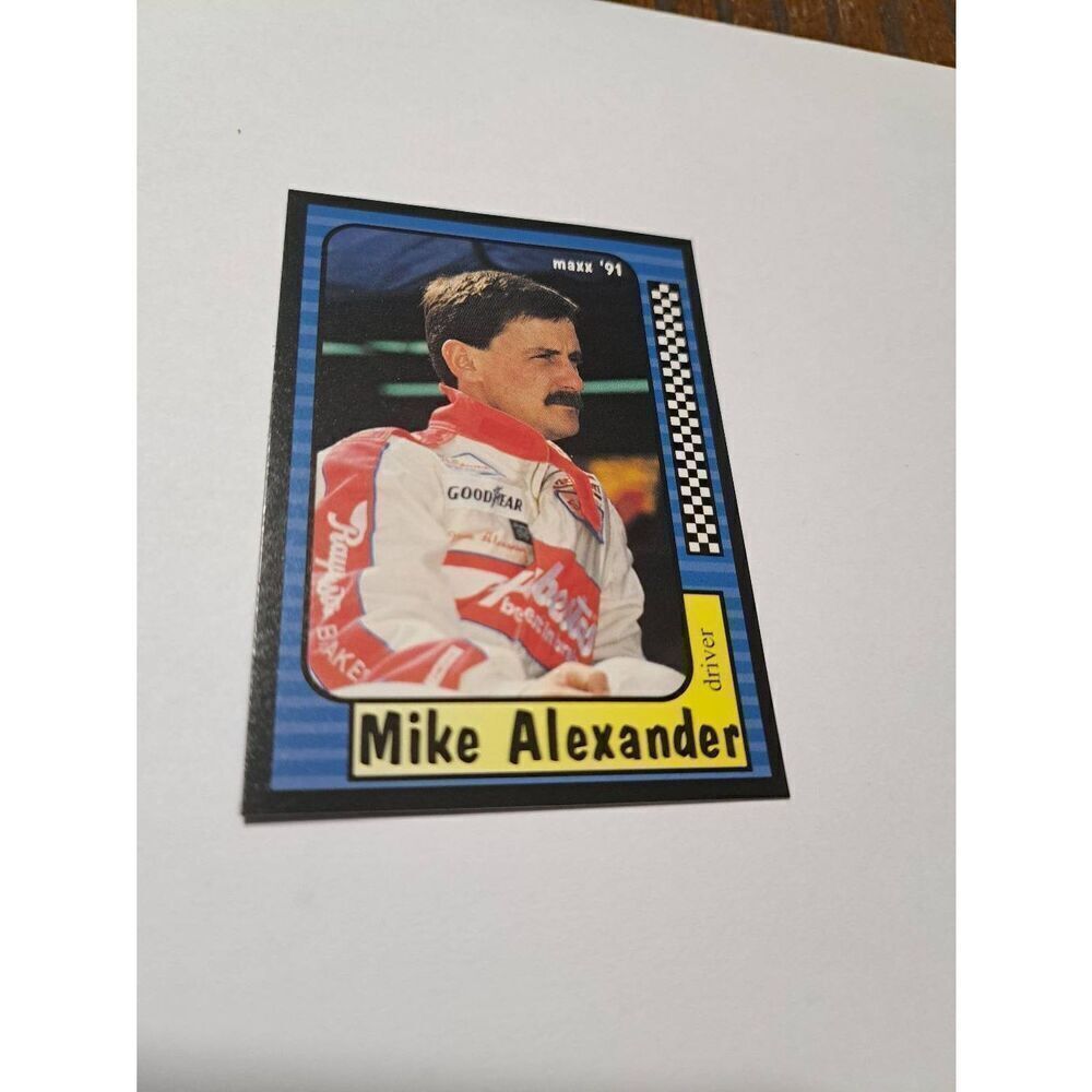 Vintage 1991 Maxx Mike Alexander #85 Race Car Nascar Trading Card